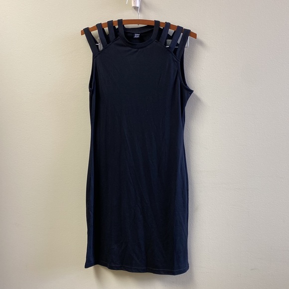 Cut Out Bodycon Open Shoulder Mini Dress Size Medium - Picture 9 of 11